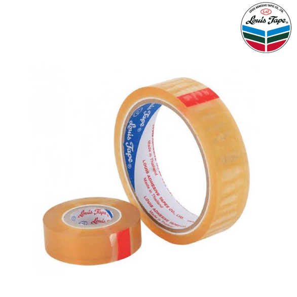 LOUIS TAPE เทปใส หลุยส์ ราคาต่อ 1 ม้วน 1/2นิ้ว 3/4นิ้ว 1นิ้ว x 36 หลา ทุกขนาด