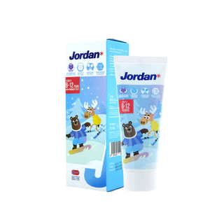 ⚡ ส่งของทุกวัน ⚡ Jordan ยาสีฟันเด็ก Step 2 สำหรับ 6-12 ปี กลิ่นองุ่น