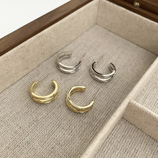 220-littlegirl gifts- Double-layer hoop earrings s925