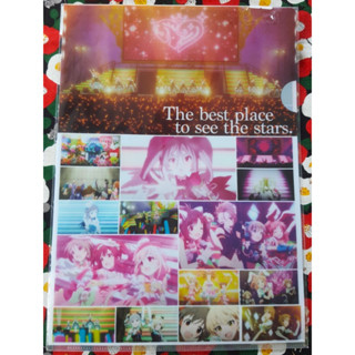 The idol master Cinderella girls Clear File แฟ้มแบบสอด ขนาด A4  จากญี่ปุ่น