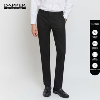 DAPPER กางเกงทำงาน 8 Sizes รุ่น TECHFLEX ทรง Slim-Fit สีดำ (TB9B1/570SR4)