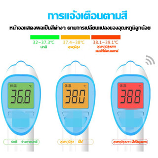 เครื่อง วัด อุณหภูมิ Infared แบบไม่ต้องสัมผัส หน้าจอ LCD แสดงผลแบบเป็นดิจิตอล