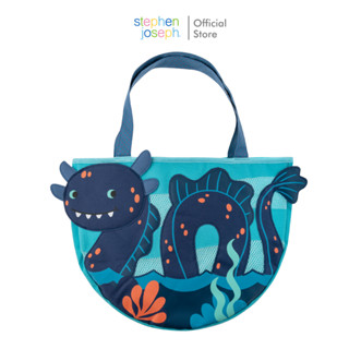 Stephen joseph กระเป๋าชายหาดเด็ก ยอดนิยมจากอเมริกา จุของได้เยอะ Beach tote bag Sea Monster น่ารักเข้าชุดกับผ้าเช็ดตัว