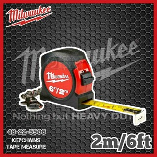 ตลับเมตรพวงกุญแจ Milwaukee 2m/6ft 48-22-5506