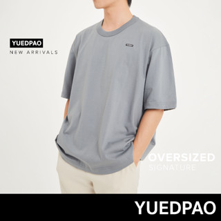 Yuedpao No.1 เสื้อยืดSignature Oversize Summer ผ้าหนาทรงสวย ยับยากรีดง่าย รับประกันไม่ย้วย 2 ปี สี Air force