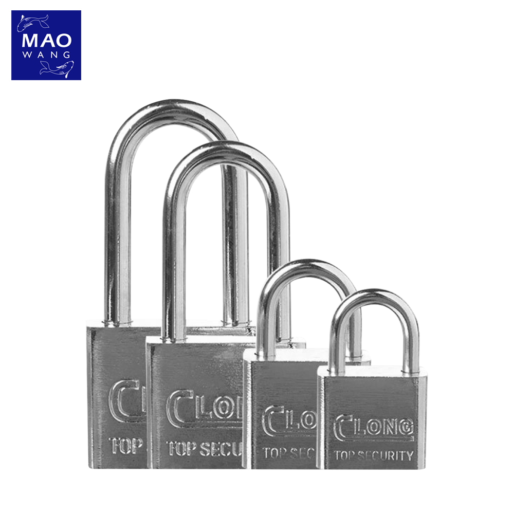 Master key แม่กุญแจสีเงิน สแตนเลส คอสั้น คอยาว ขนาด 30/40/50/60mm.