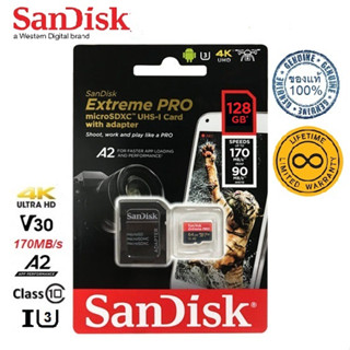 SanDisk 128GB Extreme PRO Micro SDXC R170/W90