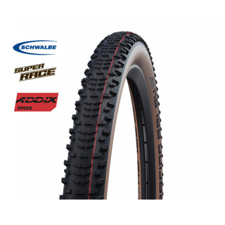 ยางนอก SCHWALBE รุ่น Racing Ralph  SUPER RACE สีเบจ ขอบพับ