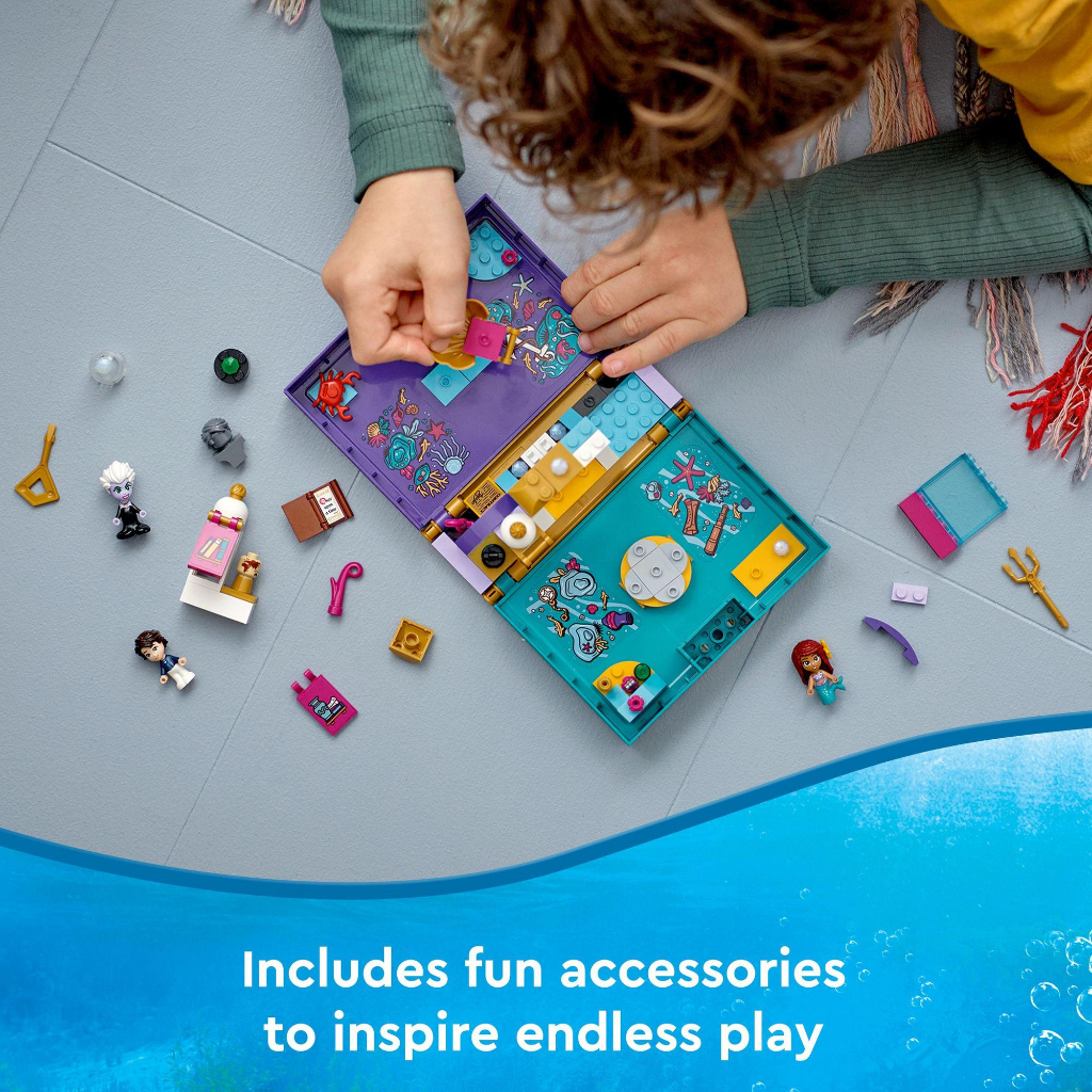 LEGO Disney Princess 43213 The Little Mermaid Story Book Building Toy ...