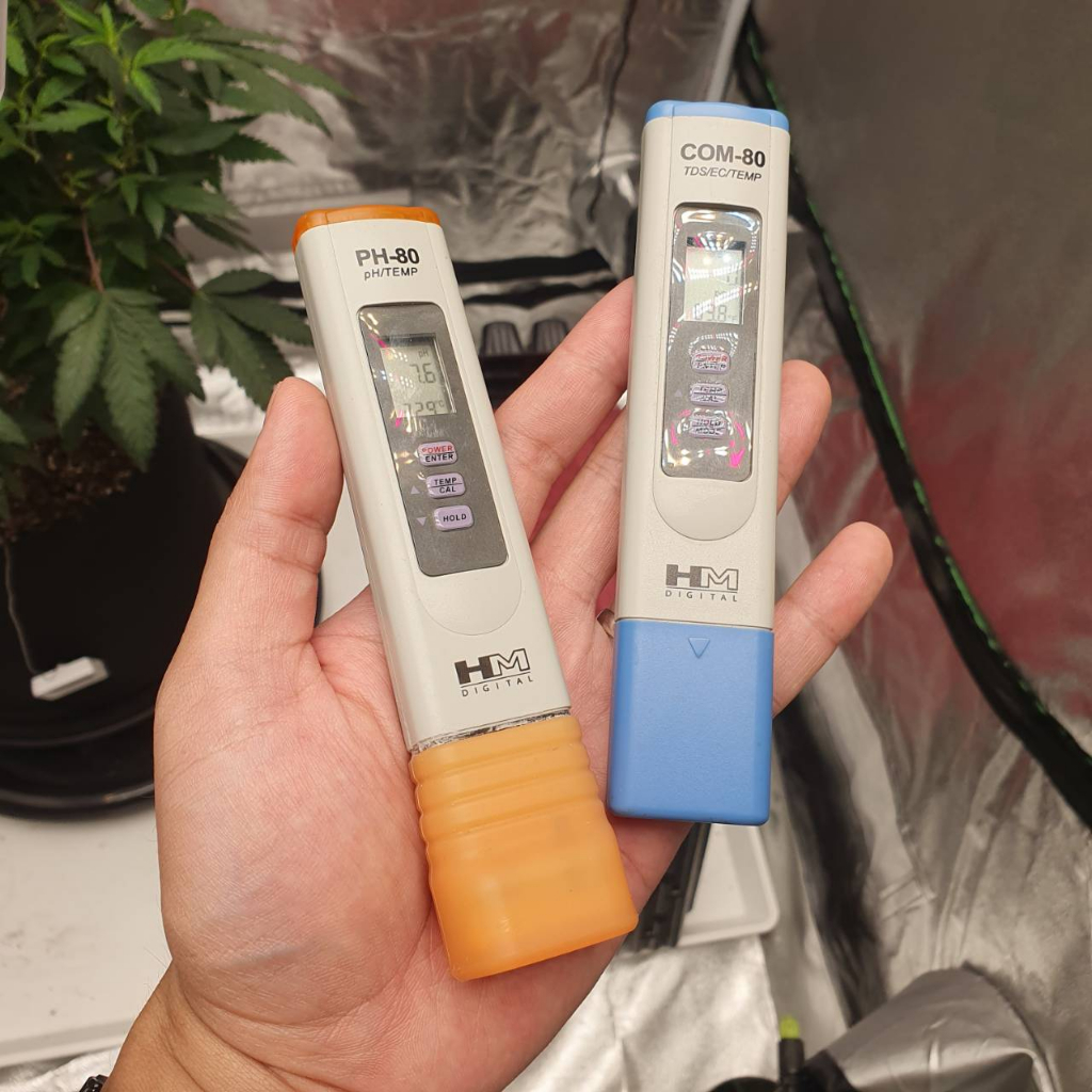 COM-80 PH-80 EC TDS PH Hydrotester HM Digital เครื่องวัดค่าน้ำ ปากกาวัดค่าน้ำ วัดกรดด่างในน้ำ COM 80