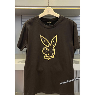 พร้อมส่ง 💕 เสื้อยืดเพย์บอย playboy งานสกรีนสีทอง ผ้าคอตตอล งานจริงสวยมาก