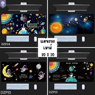 R66 แผ่นรองเมาส์ ขนาดใหญ่ 80x30ซม. ลายการ์ตูน สีสันสวยงาม พื้นหลังกันลื่น