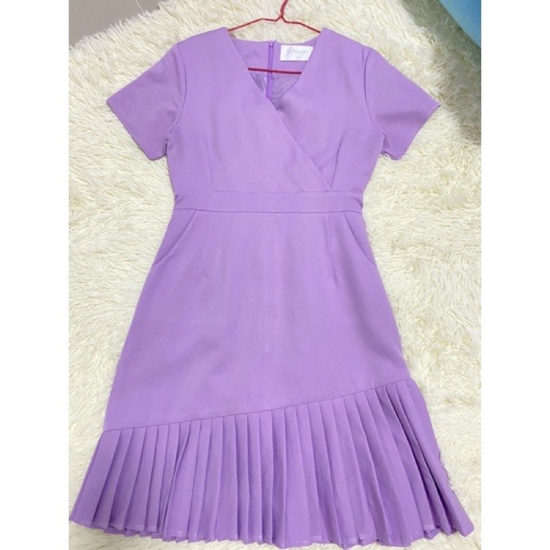 เดรสม่วงง Lamignonne