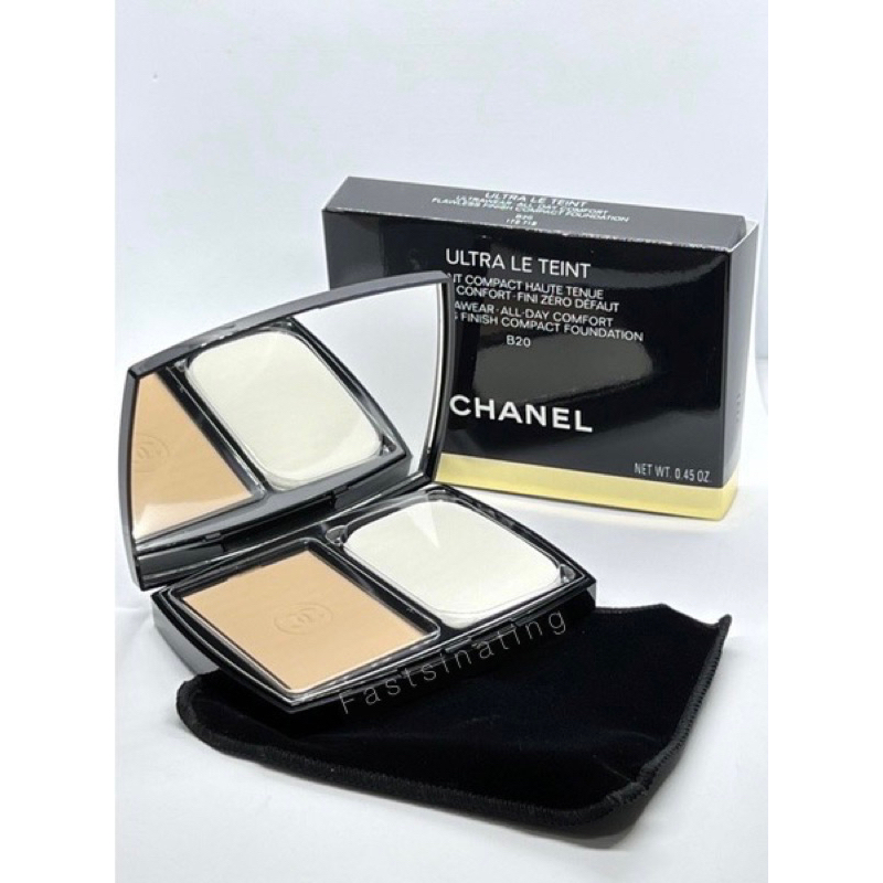 Chanel Ultra Le Teint Compact Powder Foundation สินค้าของแท้ ล็อตผลิตใหม่ ป้ายไทย