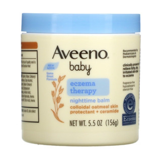 พร้อมส่ง ของแท้ Aveeno Baby Eczema Therapy Nighttime Balm 156g