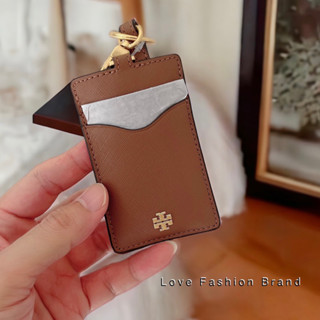 ✨ของแท้100%✨ คล้องบัตร สีดำ / สีน้ำตาล  Tory Burch Emerson Lanyard Style No. 136584 / 84726