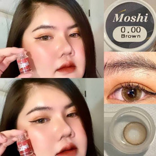 Moshi สีน้ำตาล สีเทา Lovelylens ✨คอนเเทคเลนส์กรองเเสง✨ Bigeye gray บิ๊กอาย คอนเเทคเลนส์