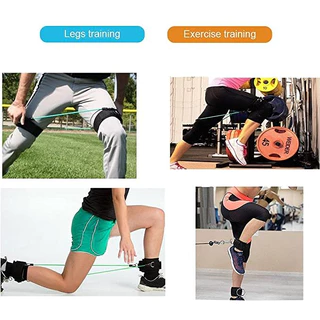 สายรัดข้อเท้าสําหรับออกกําลังกาย Ankle Straps อุปกรณ์เสริม สายรัดข้อเท้า รูปตัว D สําหรับออกกําลังกาย ยิม ตัวเหนี่ยวนําส