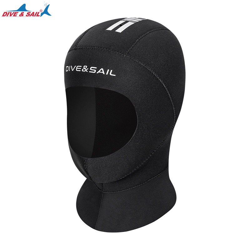 Divesail hood 3 mm หมวกดำน้ำลึก scuba diving กันแดด กันหนาว พร้อมส่ง