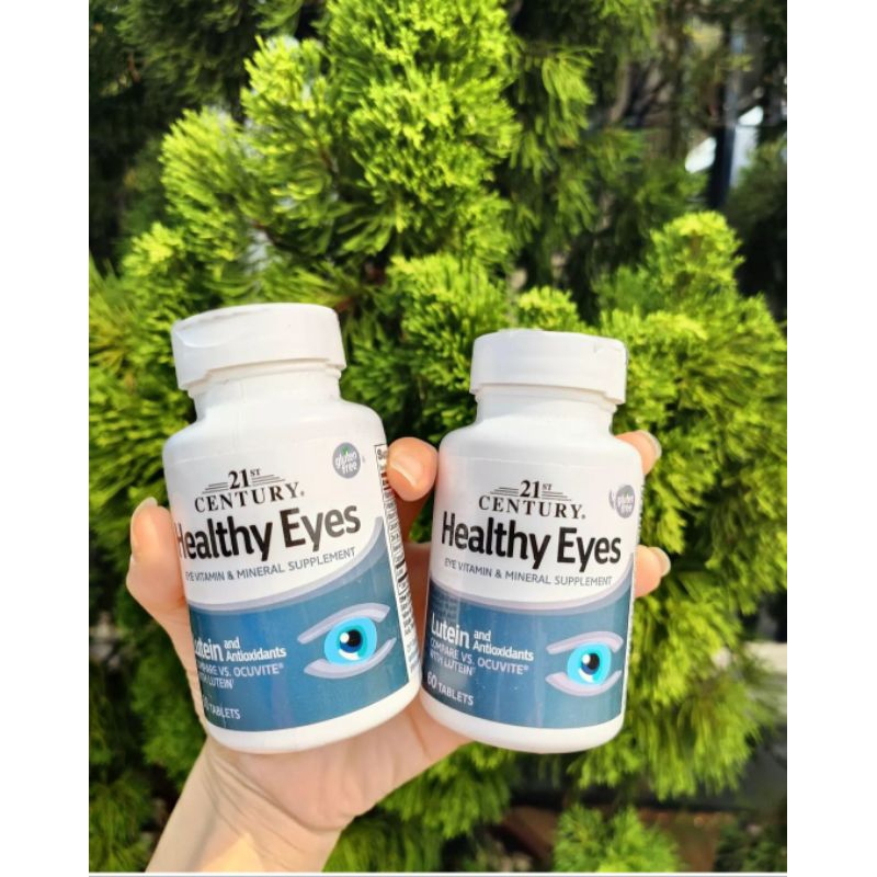 21st Century, Healthy Eyes with Lutein 60 เม็ด (ขวดฟ้า)