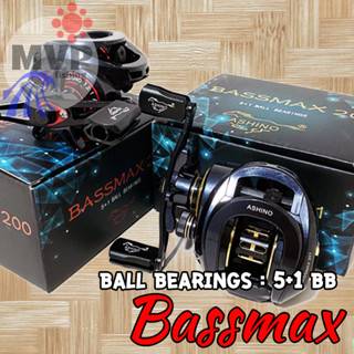 รอกหยดน้ำ รอกเบท Ashino Bassmax 5+1BB #มีเสียงเวลาลาก