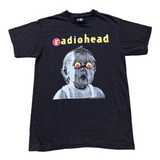 เสื้อยืดวง วินเทจ RADIO HEAD ผ้าฟอกเก่า งานสวย Size’ L - XL