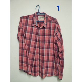เสื้อเชิ้ตโอเวอร์ไซต์ oversized ลายสก๊อต ใส่คลุม หรือใส่เป็นเชิ้ตปกติได้