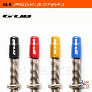 2ชิ้น ฝาปิดจุ๊บลมยาง GUB ฝาปิดวาล์วยาง จุ๊บเล็ก จุกปิดลมยาง PRESTA TIRE VALVE CAP (PV/FV) 2PCS