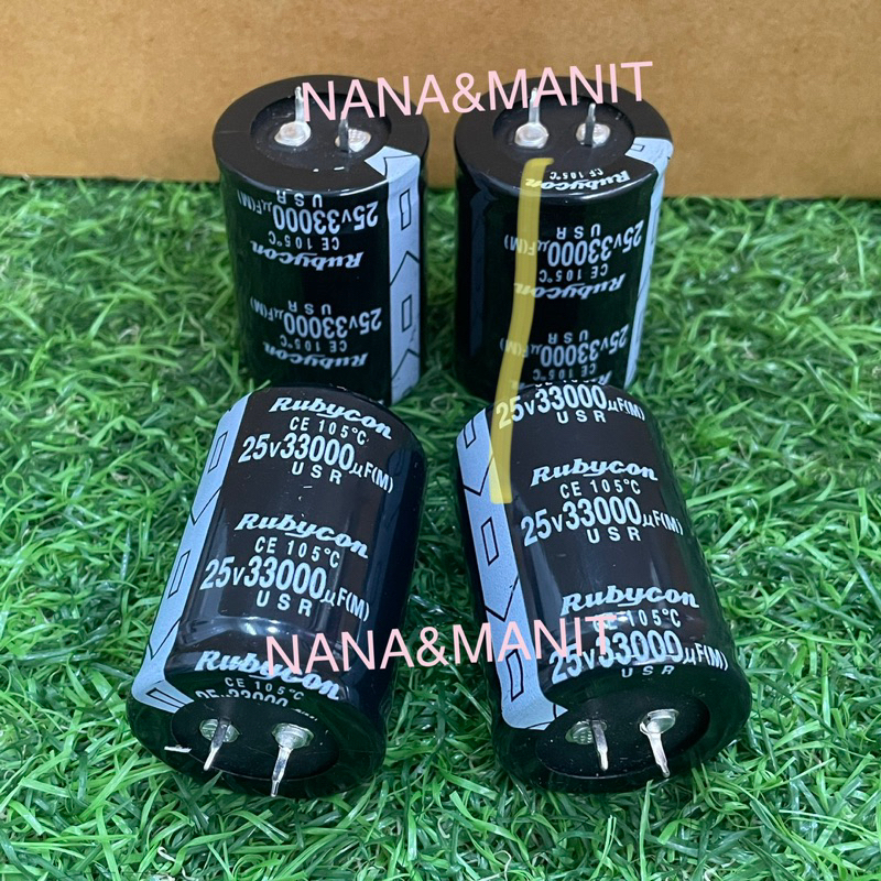 CAPACITOR 33000UF 25V *มีไซร์ให้เลือก*(แท้ใหม่)❗️พร้อมส่งในไทย🇹🇭ชิ้นละ