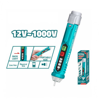 Total ปากกาวัดแรงดันไฟฟ้า 12V - 1000V รุ่น THT29100026 ปรับความไวของการวัดแรงดันไฟฟ้าได้ 2 ระดับ