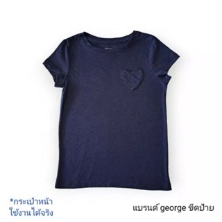 เสื้อยืดเด็กผู้หญิงแบรนด์ส่งออก George ขนาด 4-5 ขวบ (5T) มือ 1 ผ้าดี
