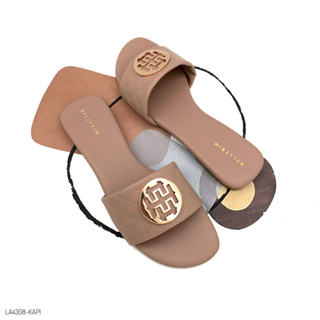 HaloBangkok รองเท้า Sandals หนังไมโครไฟเบอร์ รุ่น LA4308