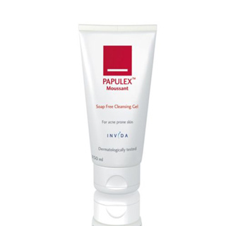 Papulex Moussant Soap Free Cleansing Gel 150ML (Exp: 05/2024) ผลิตภัณฑ์เจลล้างหน้าสำหรับผิวแพ้ง่าย นำเข้าจากฝรั่งเศส🇫🇷🇫🇷