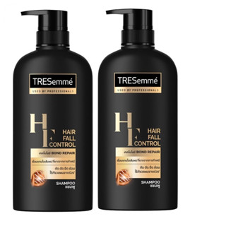 TRESemme เทรซาเม่ แชมพู แฮร์ ฟอล คอนโทรล 450 มล. x2  Hair fall control (black)