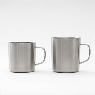 MUJI (มูจิ) แก้วสแตนเลสสองชั้น 490 ml /390 mL Stainless Steel Double Layer Mug