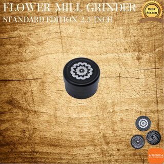 Flower Mill Grinder Standard Edition 2.5 Inch Black