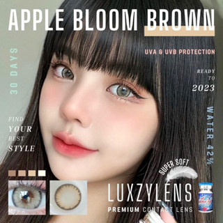 Luxzy lens Apple Bloom (Brown) ค่าสายตา 0.00-600