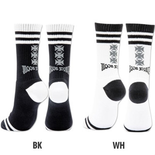 MOON Equipped 3 Iron Cross Socks [MQF075]ถุงเท้าสะท้อนแสง Iron Cross