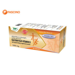 THP Calcium plus Vitamin D 1500 mg  30 แคปซูล