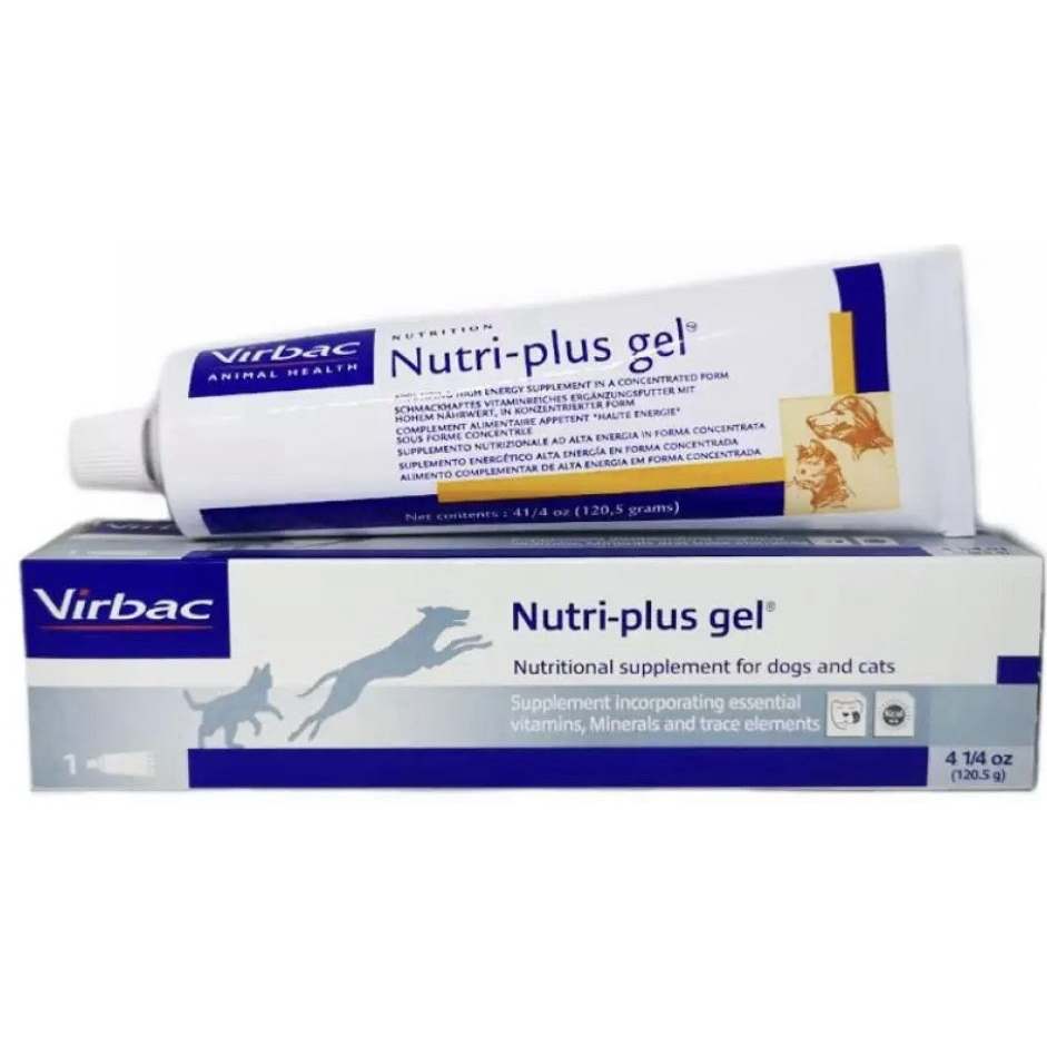 Nutri Plus gel นิวตริพลัสเจล เสริมสุขภาพสุนัขแมว 120.5g