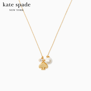 KATE SPADE NEW YORK EVERYDAY SPADE PEARL CHARM PENDANT KC776 สร้อยคอ