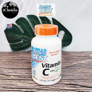 [Doctors Best]  Vitamin C with QC 500 mg, 120 Veggie Caps วิตามินซี คิว-ซี