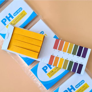 กระดาษลิตมัส วัด pH 1-14 วัดความเป็นกรด-ด่าง มีแถบสีมาตรฐานเทียบ LITMUS PAPER