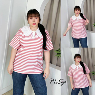 🔥Plussize🔥เสื้อคนอ้วน🔥 S รอบอก(bust) 48”สะโพก(hip) 52”        M รอบอก(bust) 52”สะโพก(hip) 56”