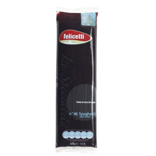 เฟลิเช็ตตี้ สปาเก็ตตี้ เส้นหมึกดำ 500 กรัม - Black ink Spaghetti 500g Felicetti brand