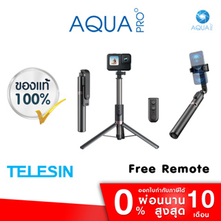 GoPro 11 / 10 / 9 / 8 / MAX / Phone Telesin 2 in 1 Vlog Selfie Stick 1.3 m Bluetooth Remote Control Vlog Selfie Stick