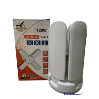 หลอดไฟ LED หลอดไฟทรงใบพัดแสงขาว  Blade Bulb  120W