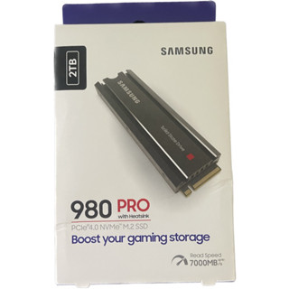 (ของใหม่US) Samsung - 980 PRO Heatsink 2TB Internal SSD PCIe Gen 4 x4 NVMe for PS5