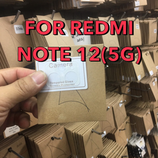 Redmi Note 12(5G)/Note 12(4G)/Note 12pro+(5G)/Note 12PRO(5G) เรดมี่ เรดหมี่  ฟิล์มกันรอย ฟิล์มกระจกกันรอย ฟิล์มกระจกนิรภัยกันรอยเลนส์กล้อง แบบใส 2.5D(Lens)