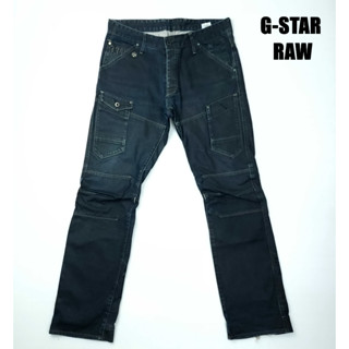 ยีนส์ G-Star Raw เอว 36 ทรงคาร์โก้ ผ้าด้าน ขากระบอก